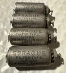 Sprague Filter 1JX106 .4 Amps 125VDC Rare Vintage Qty. Fixed Price $20.39.