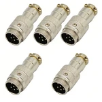 5,MALE Cobra Cb Radio Microphone - 6 Pin Wire & Cable Connectors. Fixed Price $12.99.