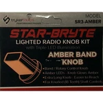 Stryker SRNK3-A Star-bryte Amber Lighted Band / Rotary Radio Control Knob Kit. Fixed Price $42.00.