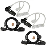 2-PACK Hqrp Hands Free Headset Acoustic Tube Earpiece & Ptt Mic For Vertex Radio. Fixed Price $19.95.