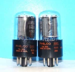 6SN7GTB Philco By Ge Radio Audio Amplifier Vacuum Tubes 2 Valves Tested. Fixed Price $44.49.