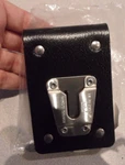 Hard Leather Swivel Belt Loop Efj, Icom, Kenwood, Hyt, Tait Clip-in. Fixed Price $19.95.