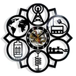 Ham Amateur Radio Vinyl Wall Clock Gift Christmas Birthday Holiday Home Decor. Fixed Price $15.75.