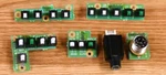 Kenwood TS-850S/AT Parts: Push Button Switches, Mic & Headphones Jack. Fixed Price $20.00.