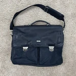 American Leathersmith Executive Travel Case Black Nylon Messenger/pc Bag. Fixed Price $33.97.