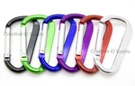 Lot Of 12 Pcs Aluminum D-ring Key Chain Carabiner Spring Belt Clip 2.25" Size. Fixed Price $12.65.