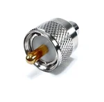 Gizwiz Rf Coax Adapter Uhf PL259 To Rca Female 50 Ohms Nickel Plated 2PCS. Fixed Price $9.75.
