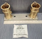 Perma-cast Metal Channel Set 4" Anchor Socket Cups 8" Center Distance Bronze. Fixed Price $59.99.