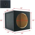 1X Audiotek Car Single 12" Sealed Subwoofer Box Enclosure 1" Mdf Wood. Fixed Price $59.99.