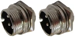 2 Lot Workman C-5P 5-PIN Male Panel Mount Cb Microphone Jack Metal Connector. Fixed Price $21.95.