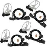 4X Hqrp Hands Free Headsets Acoustic Tube Earpiece & Mic For Vertex Series Radio. Fixed Price $39.95.