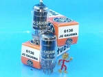 Ge Jg 6136 6AU6WA Tube Matched Pair. Fixed Price $12.98.