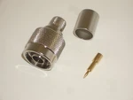 Aim Male Crimp-on Antenna Connector For RG-8 RG-213 Coax Cable. Fixed Price $11.95.