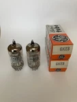 2 General Electric 6KE8 Frame Grid Oscillator Mixer Tv Audio Vacuum Tube. Fixed Price $13.50.