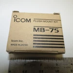 Icom MB-75 Flush Mount Kit For Marine Vhf Radio M424 M502 M504 M506 M602 M604. Fixed Price $35.00.