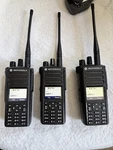 Lot Of 3 Motorola XPR7550E Uhf Portable Radios W/ Accessories Mototrbo Dmr Gmrs. Fixed Price $550.00.
