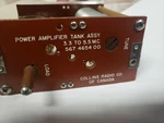 Collins Radio Power Amplifier Tank Assy 3.3 To 5.5 M.c. 567-4654-00. Fixed Price $55.46.