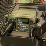 In Fcs Prc 117G Military Tactical Surplus Vehicle Radio With Handmic Kdu Set. Fixed Price $1444.20.