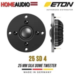 New! Eton 25 Sd 4 Mm Silk Dome Tweeter 8 Ohms (1 Pcs) -home Audio Component. Fixed Price $129.00.