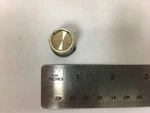 Vintage Black Toya Bakelite Finely Knurled Pointer Knob. Fixed Price $9.95.