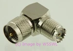 Premium W5SWL Series Mini-uhf Coax Connector Right Angle 90 Degree Elbow Adapter. Fixed Price $6.65.