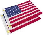 Pack American Flags, Offroad For Whip Lights Antenna Poles, 12". Fixed Price $20.89.