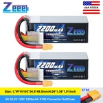 2X Zeee 6S Lipo Battery 120C 2200MAH 22.2V XT60 For Rc Car Truck Plane Heli Jet. Fixed Price $66.92.