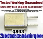 13.020 Mhz Crystal For 101 Bs Es Ex Fe Fx FT-277 Radio 40 Meter. Fixed Price $14.98.
