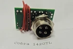 4-PIN To 5-PIN Mike Socket Adapter Built-in For Cobra 142GTL Cb Base Station.. Fixed Price $45.00.