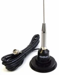 Hustler IC100S-B 45" Magnet Mount Antenna Kit With Spring -black. Fixed Price $49.54.