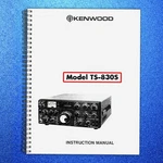 Kenwood TS-830S Instruction Manual Steel Wire Binder Durable Covers. Fixed Price $16.60.