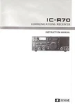 Icom IC-R70 Instruction Manual High Quality. Fixed Price $19.95.