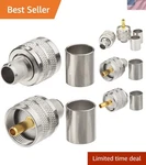 Brand New Uhf Male Connectors For Ham Radio Cb Antennas. Fixed Price $14.99.