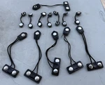 (lot Of 13) Motorola Radio T-strap, Leather Snap Button Accessories. Fixed Price $29.99.