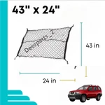 43" 24" Floor Trunk Cargo Net For Nissan Xterra (2000-2015) Luggage Holder. Fixed Price $17.85.