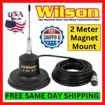 Wilson 2 Meter 144-148MHZ 5/8 Wave 500W Magnetic Mount Ham Radio Antenna Black. Fixed Price $95.99.
