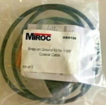 Miroc GS0158 Snap-on Ground Kit For 1-5/8" Coaxial Cable New. Fixed Price $10.99.