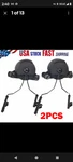 Peltor COMTAC2 Headset Rail Adapters Left And Right-black. Fixed Price $17.28.