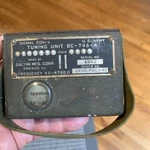 Us Signal Corps Tuning Unit BC-746-A 4845 Kc Khz 4780 5235 Radio Channel. Fixed Price $20.00.