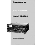 Kenwood TS-180S Instruction Manual. Fixed Price $14.95.