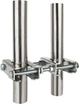 Antenna Mast To Clamp Bracket Kit With V Jaw Blocks For 1"-2.5" Od Poles. Fixed Price $28.50.