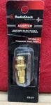 Radio Shack Adapter Bnc Connector Coax Female New 278-277 Goldseries. Fixed Price $12.00.