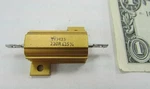 Vishay Dale Aluminum Metal Encased Wire Wound Resistors WH25 220R 5% 25W New Nos. Fixed Price $5.99.