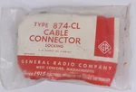 Gr General Radio 874-CL Locking Cable Connector, 14MM, 50 Ohms, Nos. Fixed Price $10.00.