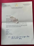 Chris Collins Signed Letter To Member House Of Representatives /CC2. Fixed Price $19.99.