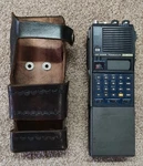 Yaesu FTC-1123 Vhf Portable Radio With Leather Carrier Untested. Fixed Price $34.99.