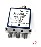 Lot Of Radiall Spdt Sma DC-18GHZ Rf Microwave Switch Latching 12VDC R570432010. Fixed Price $44.99.