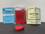 Hitachi TH-623 Transistor Am Portable Solid State Radio Red Nib Nos. Fixed Price $74.95.