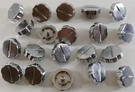 Lot Of 20 Workman KN5PC Radio Oem Plastic Chrome 5MM Thread Replacement Knobs. Fixed Price $35.95.