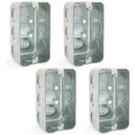 (pack Of 4) 4X2 Inch Utility Size Single Gang Electrical Box, Handy Ten 1/2. Fixed Price $33.56.